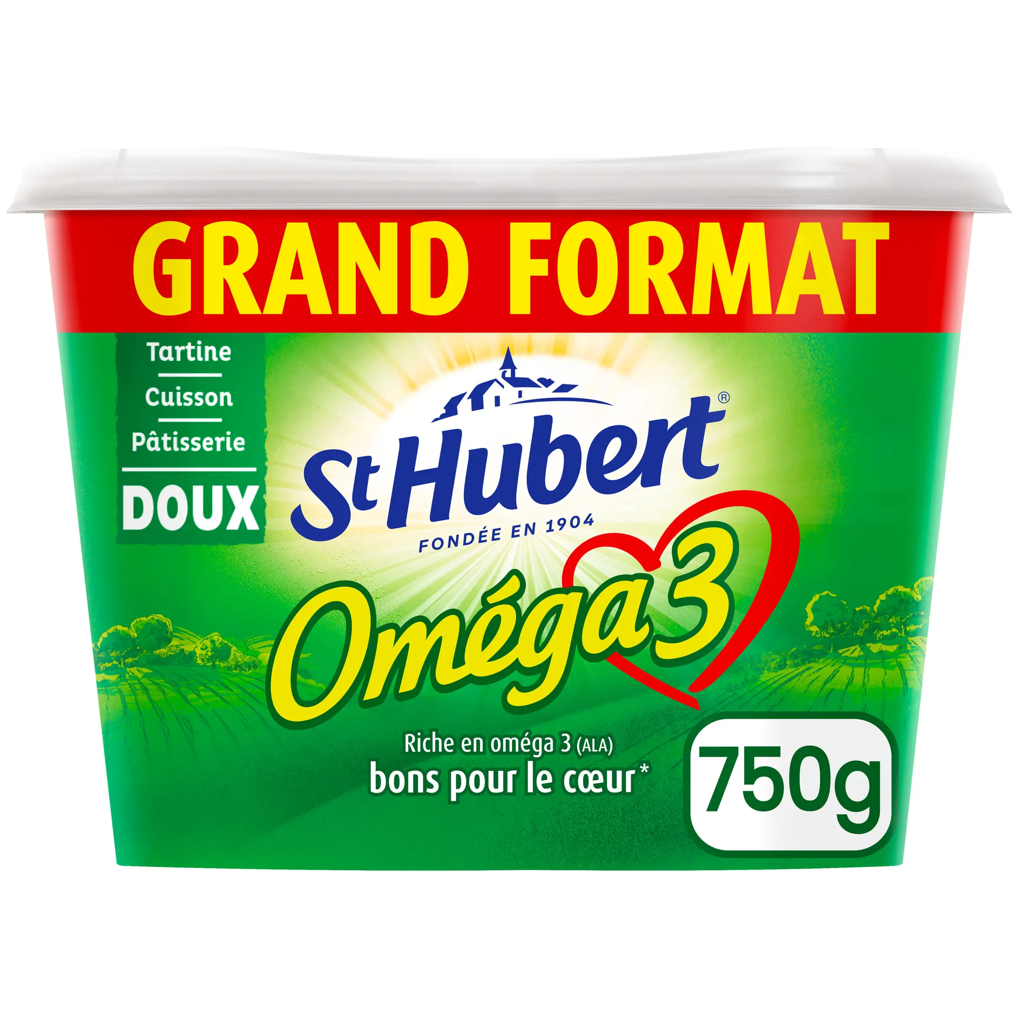 ST HUBERT Margarine oméga 3 doux tartine et cuisson