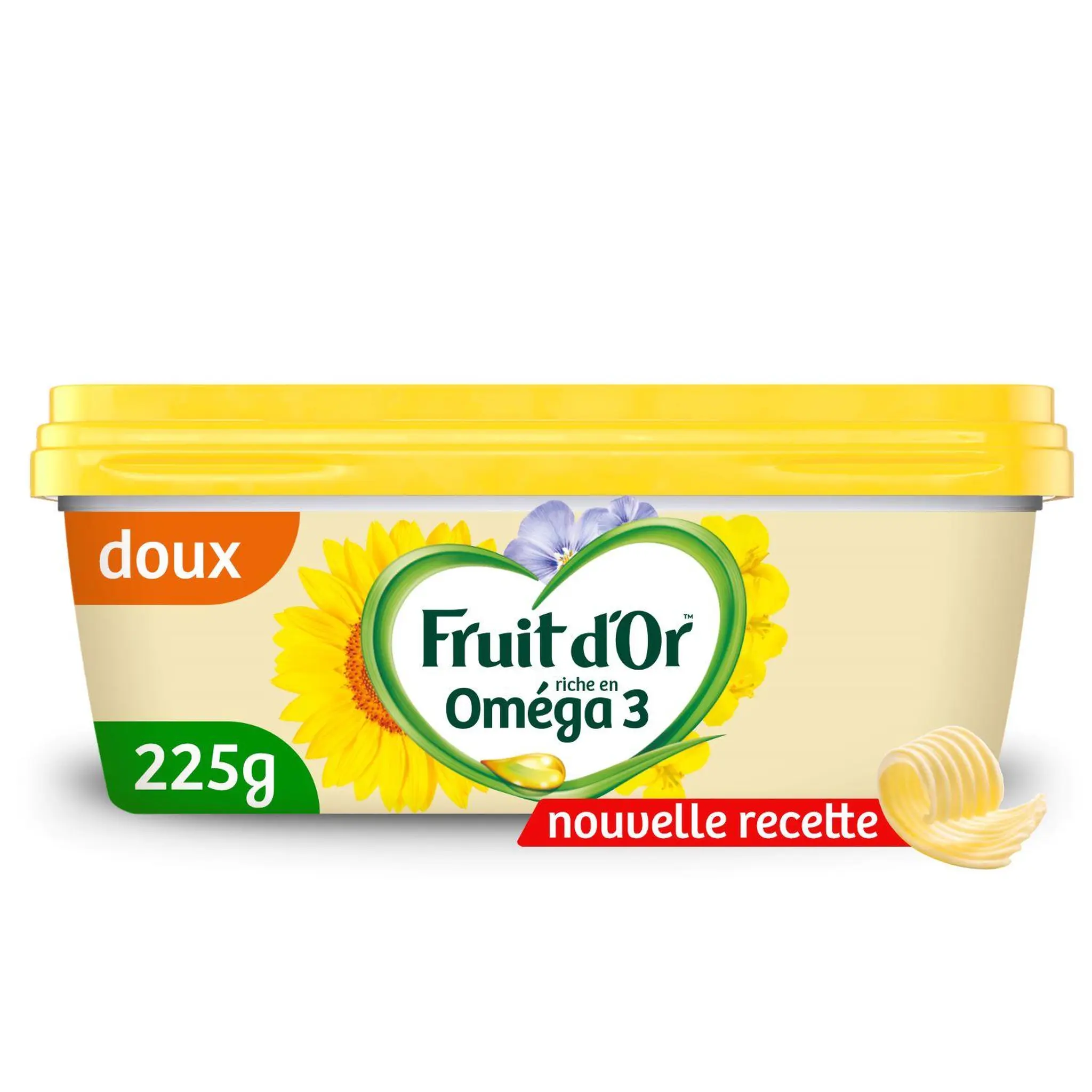 FRUIT D'OR Margarine doux oméga 3 sans huile de palme
