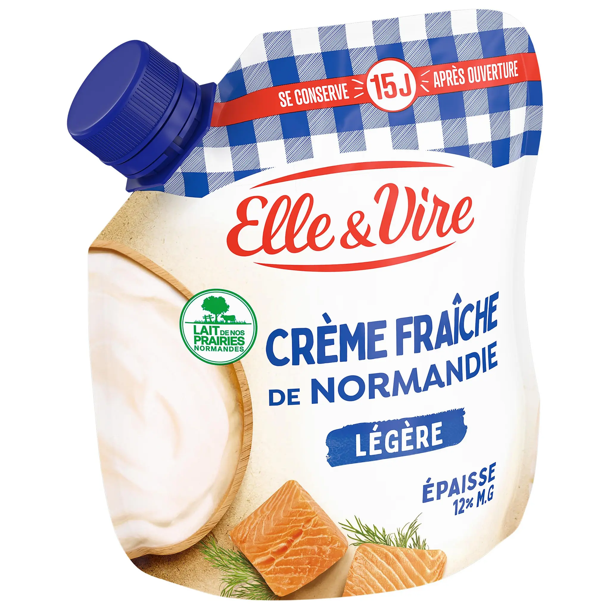 ELLE & VIRE Crème légère épaisse 12%MG