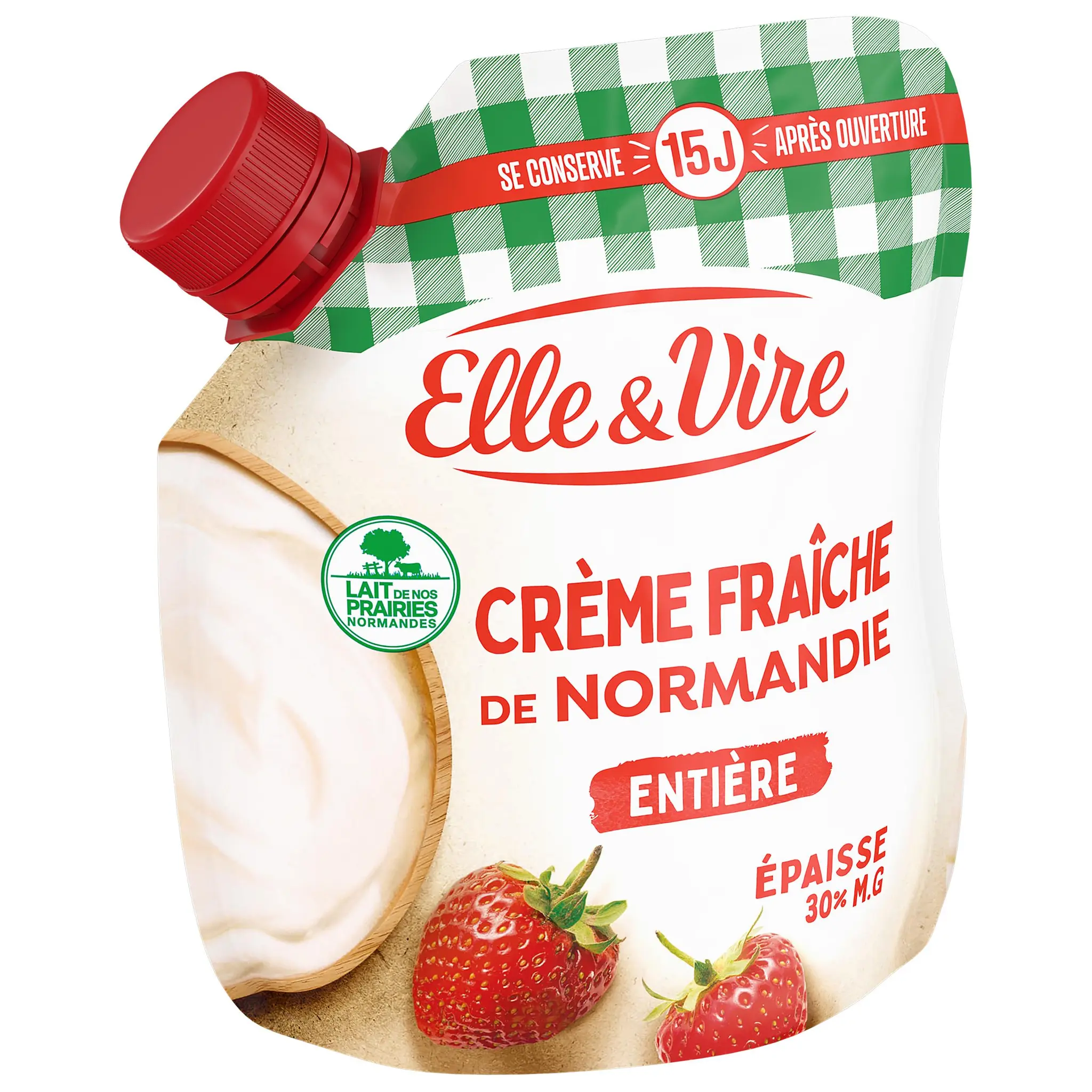 ELLE & VIRE Crème fraiche épaisse entière 30%MG