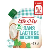 ELLE & VIRE Crème épaisse sans lactose
