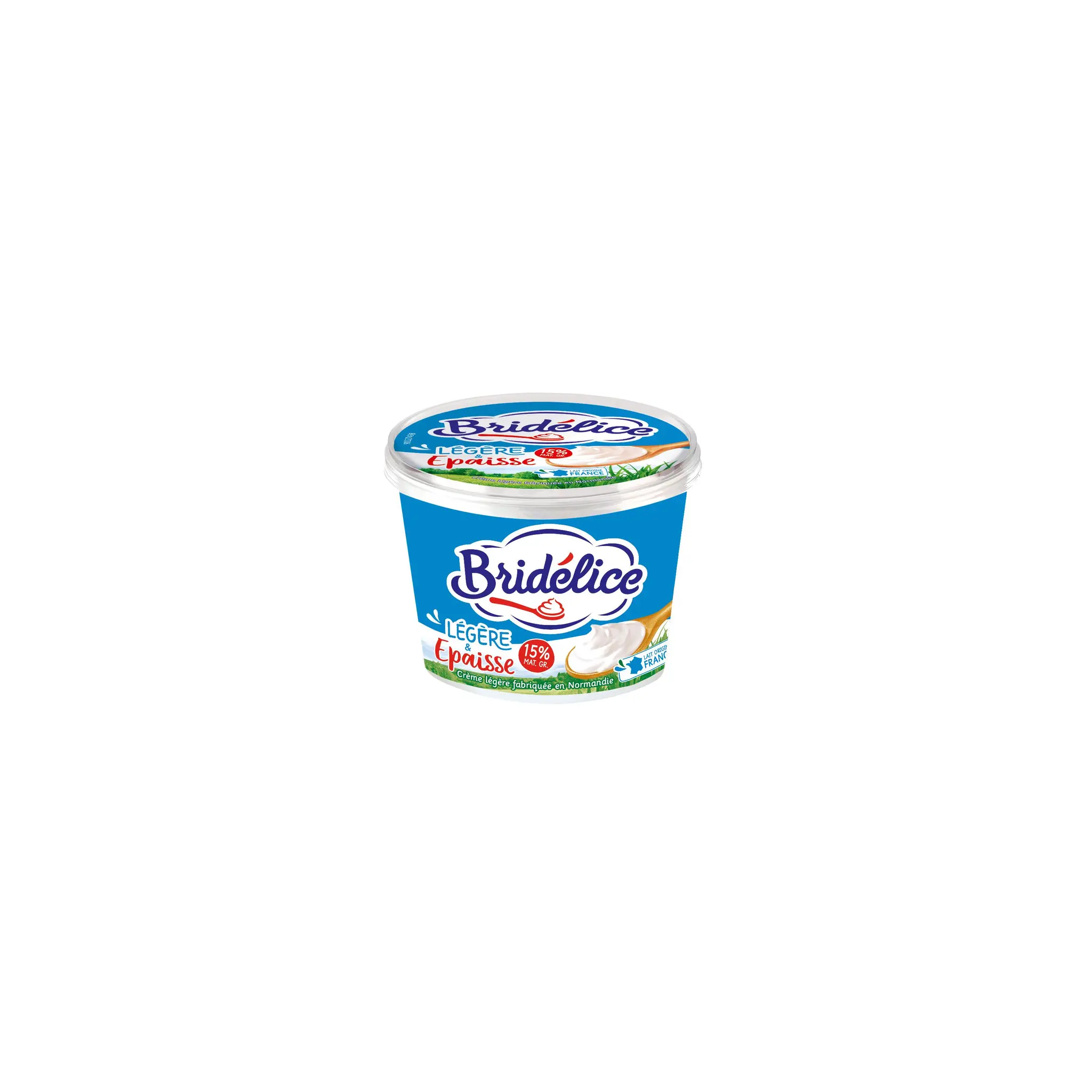 BRIDELICE Crème fraîche légère & épaisse 15% MG