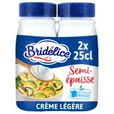 BRIDELICE Crème semi-épaisse légère 18% MG UHT