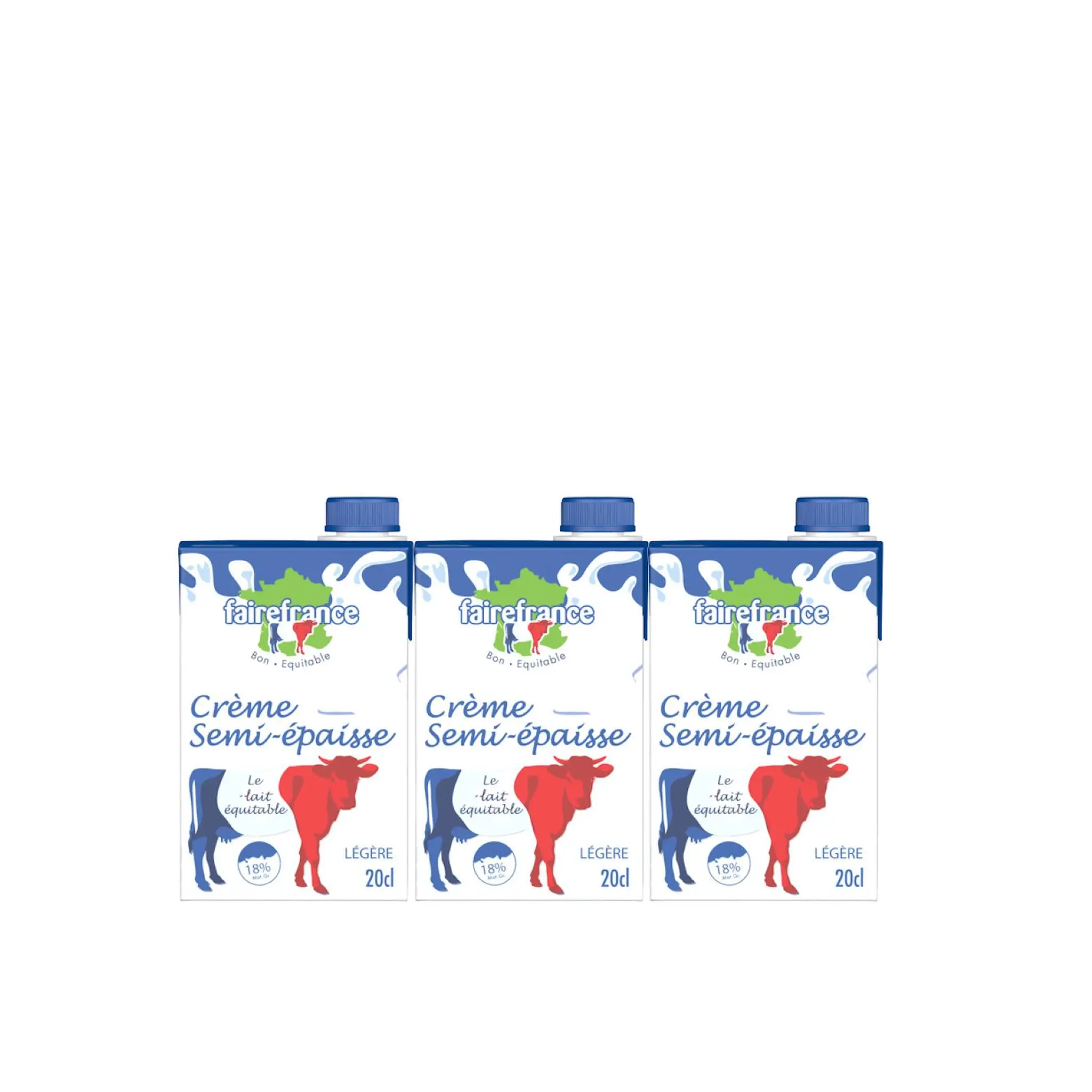 FAIRE FRANCE Crème légère semi-épaisse 18%MG