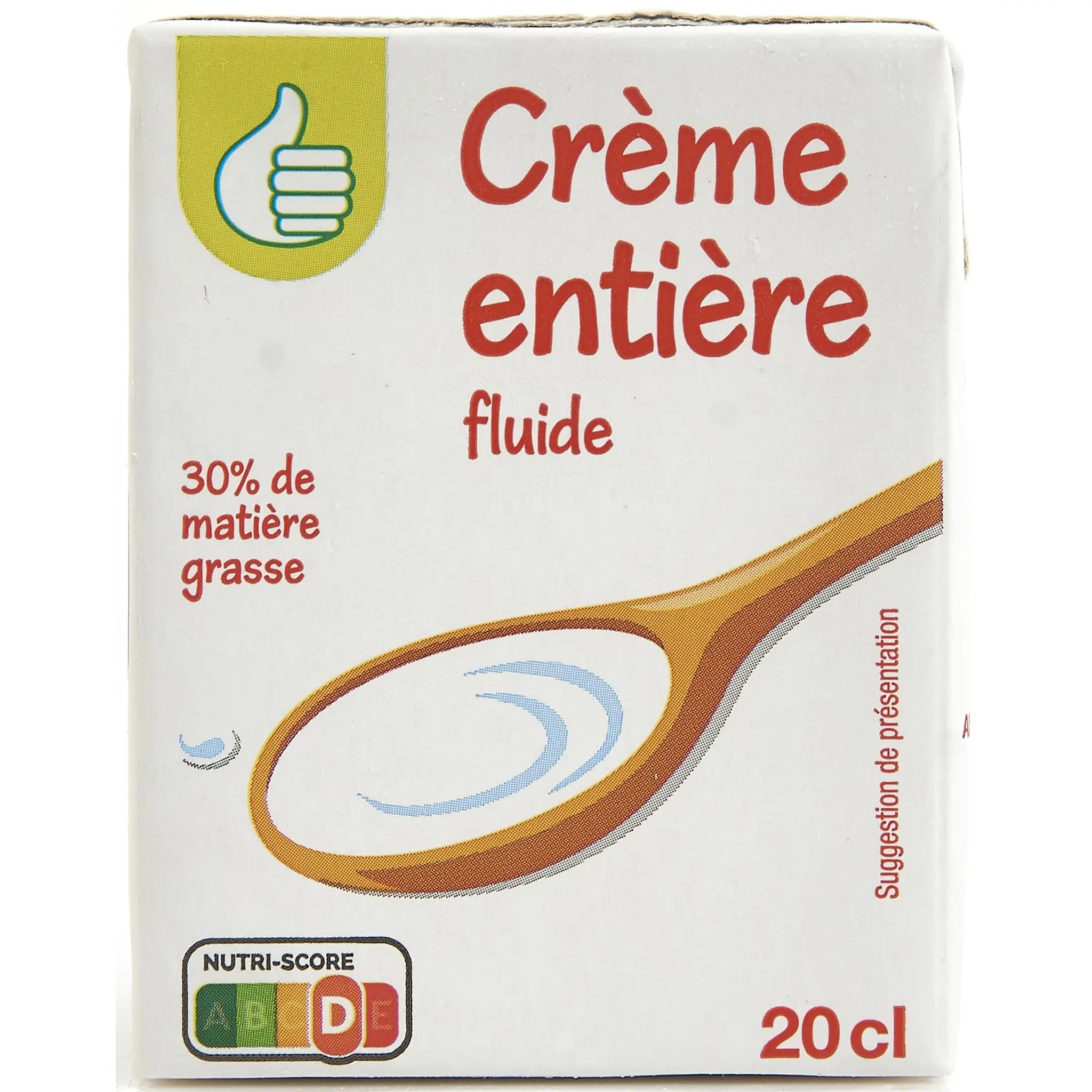 POUCE Crème fluide entière 30% MG UHT