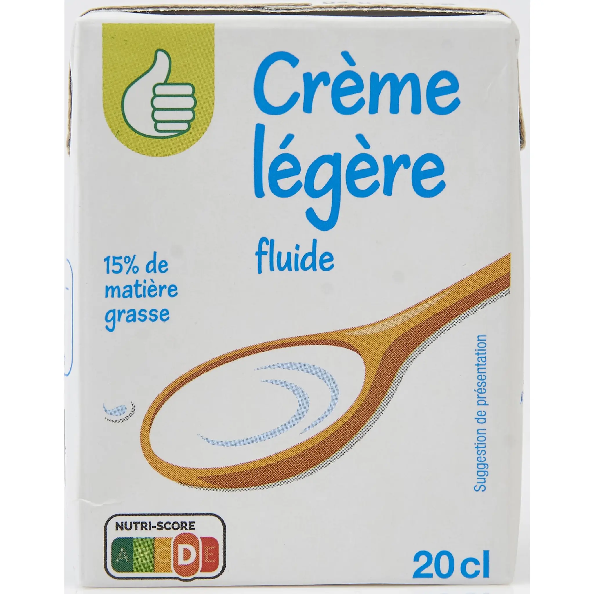 POUCE Crème fluide légère 15% MG UHT