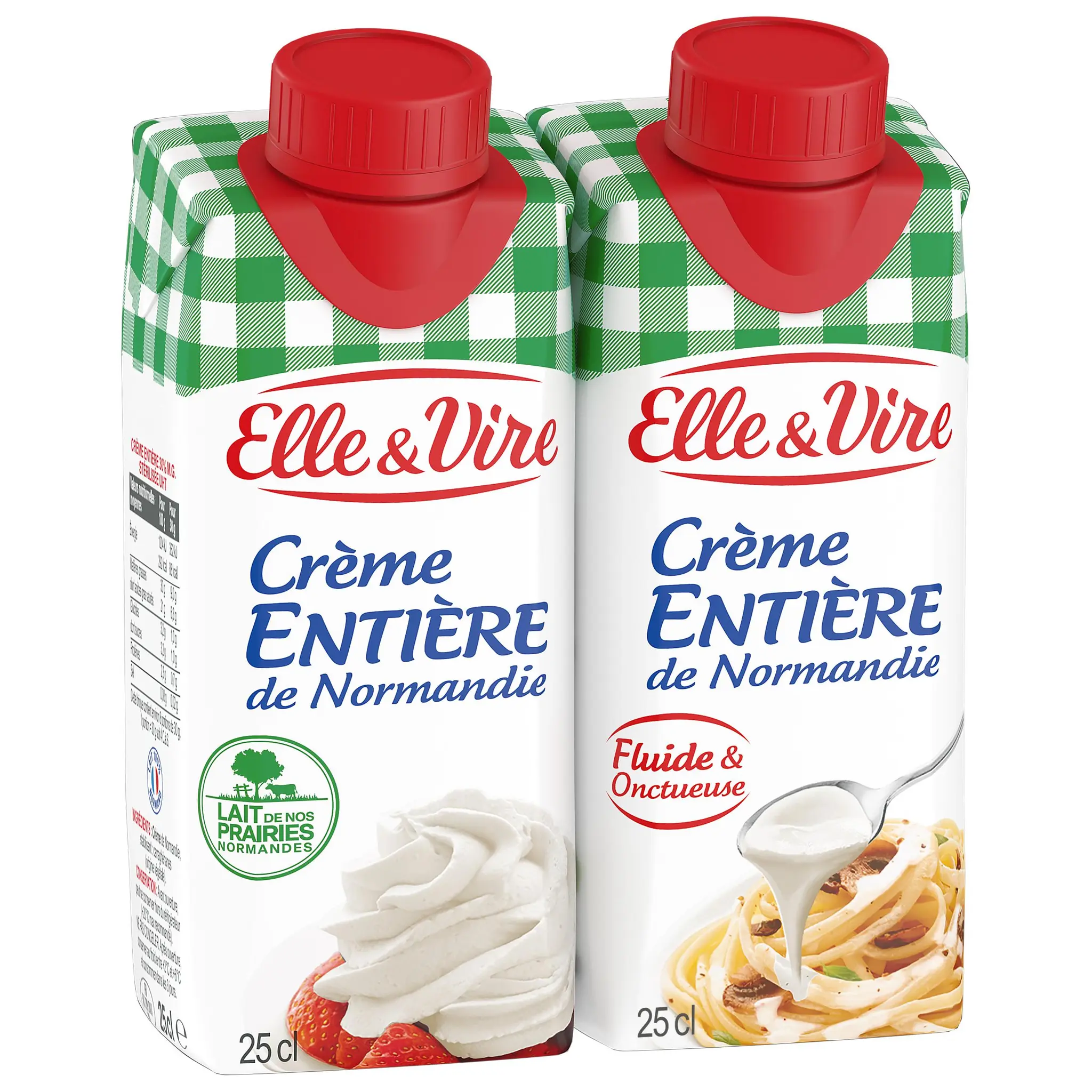 ELLE & VIRE Crème fluide entière 30%MG UHT