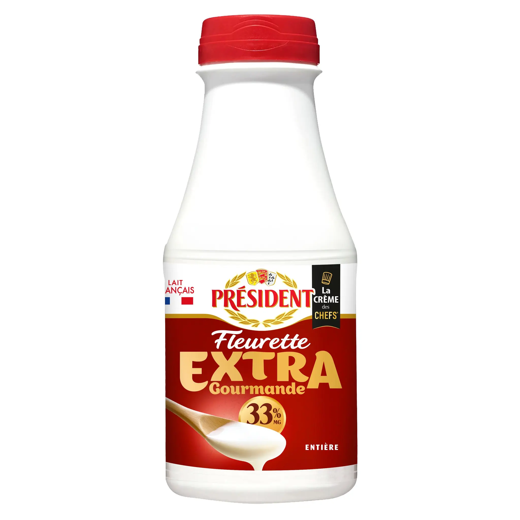 PRESIDENT Crème fraîche fleurette entière 33% MG