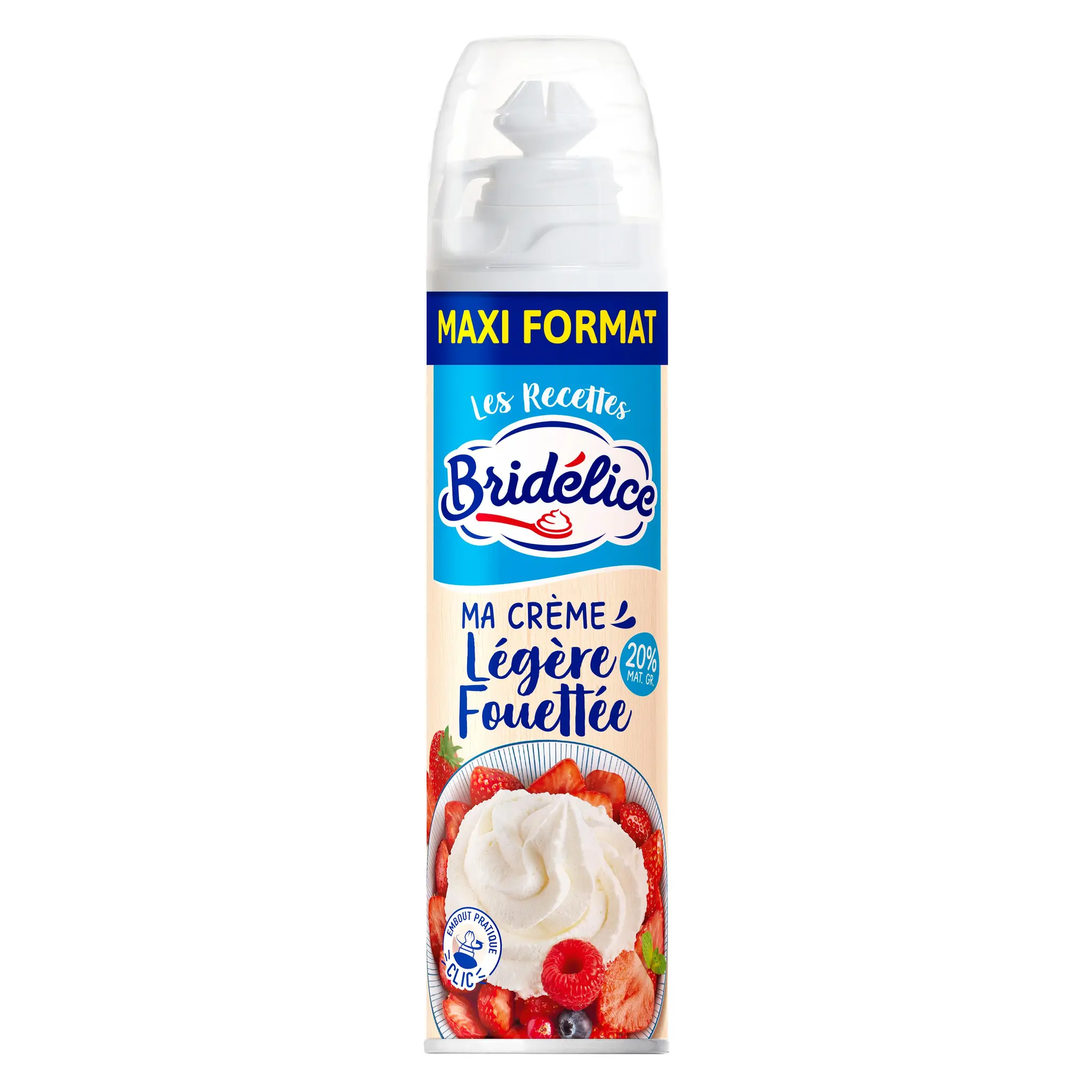 BRIDELICE Ma crème légère fouettée 20% MG