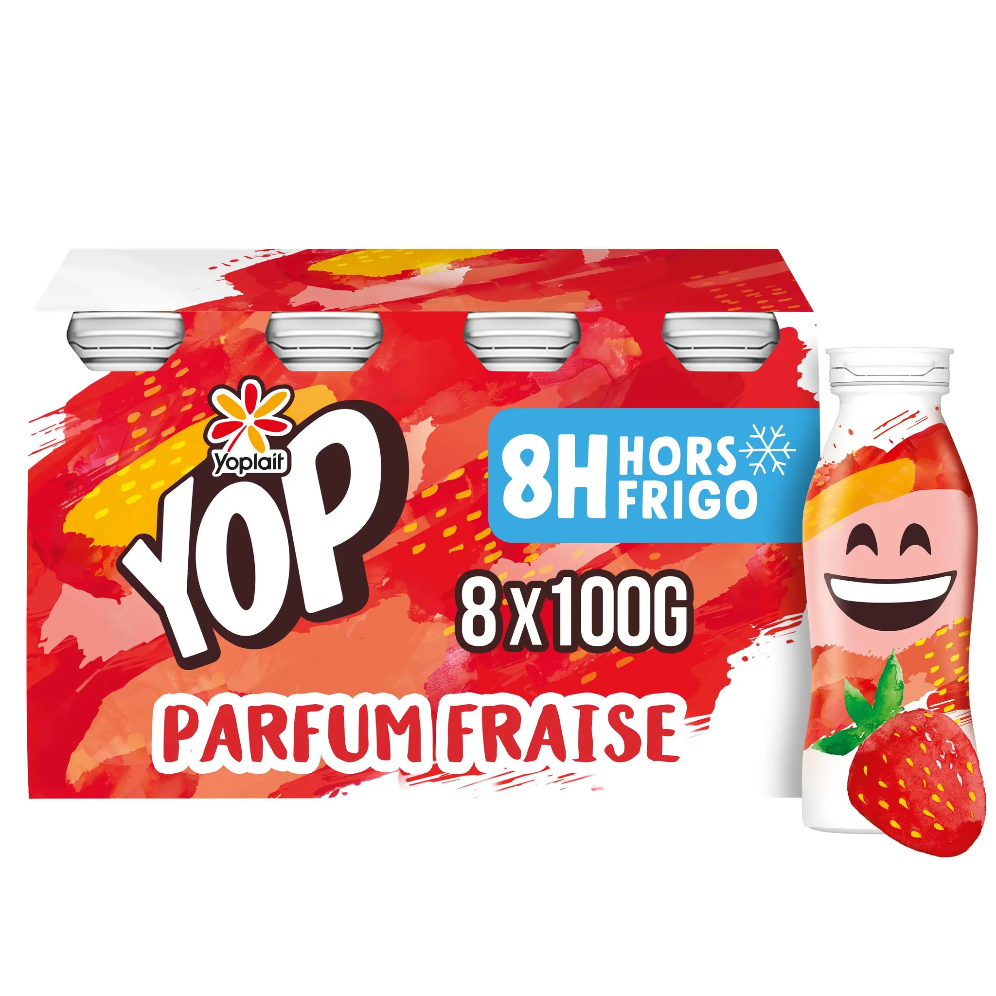 MINI YOP Yaourt à boire à la fraise