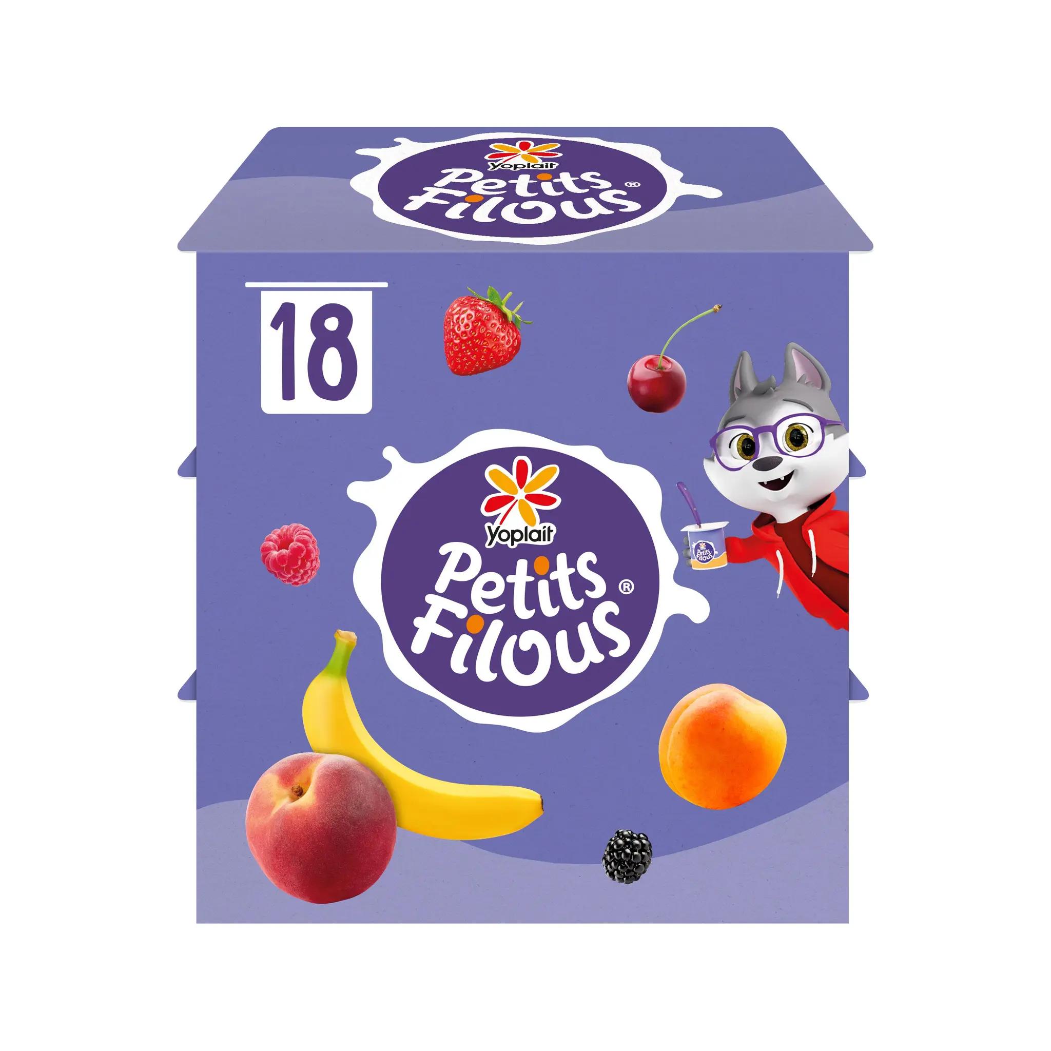 PETITS FILOUS Petits suisses aromatisés aux fruits mixés