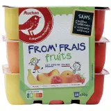 AUCHAN Fromage frais aux fruits