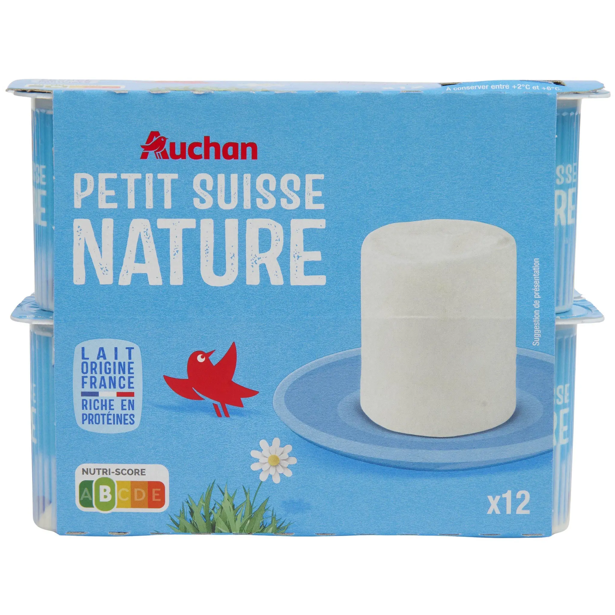 AUCHAN Petit-suisse 9.2% MG