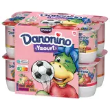 DANONINO Yaourt aux fruits avec paille