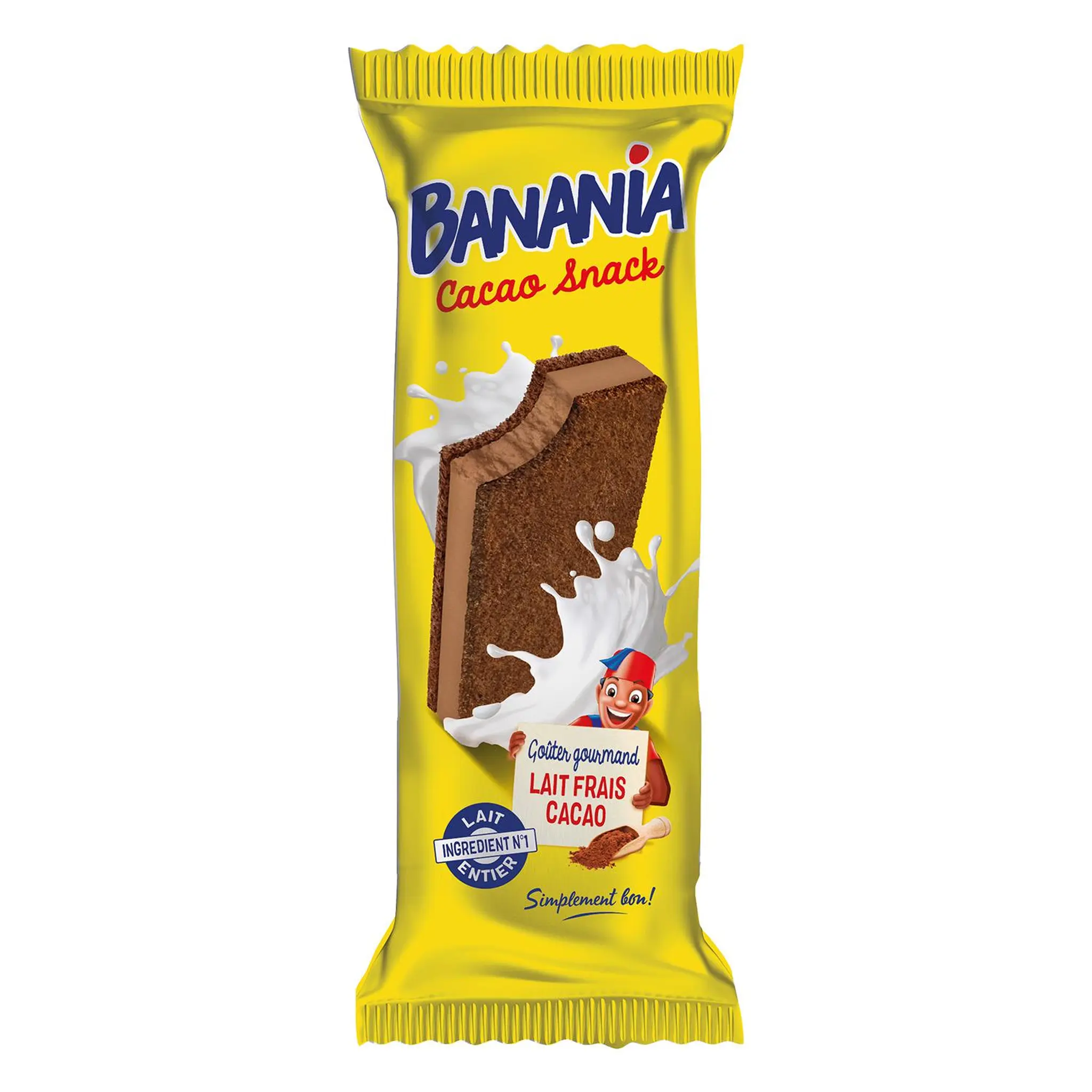 BANANIA Barre snack au cacao