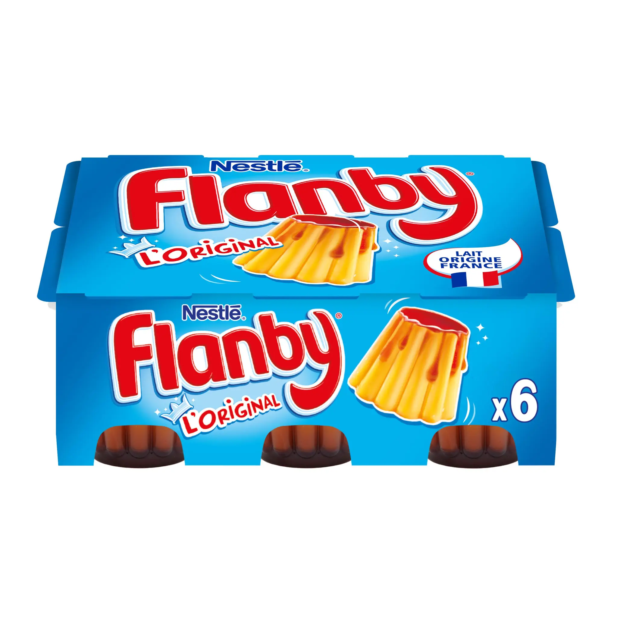 FLANBY Flan vanille nappé au caramel