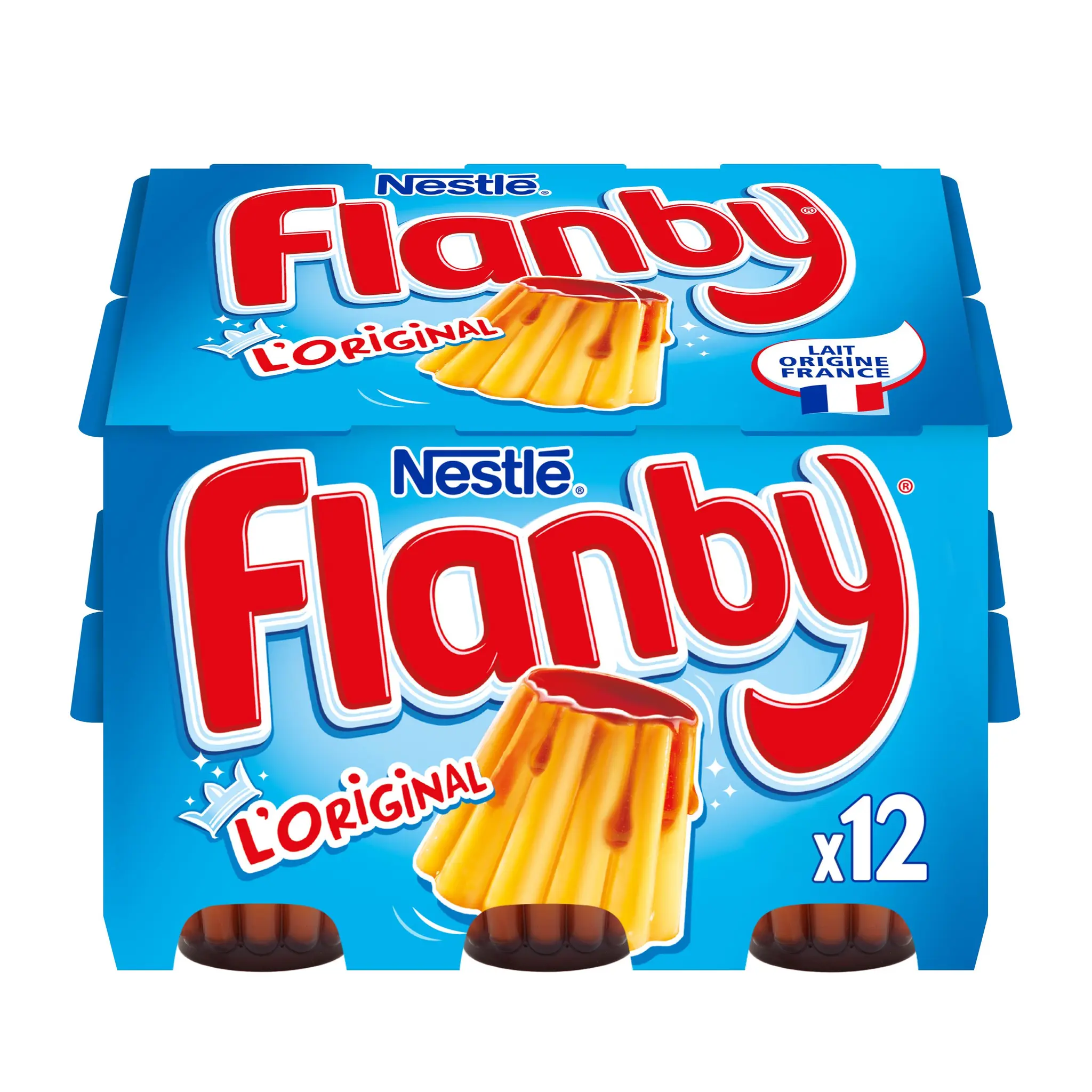 FLANBY Flan vanille nappé au caramel