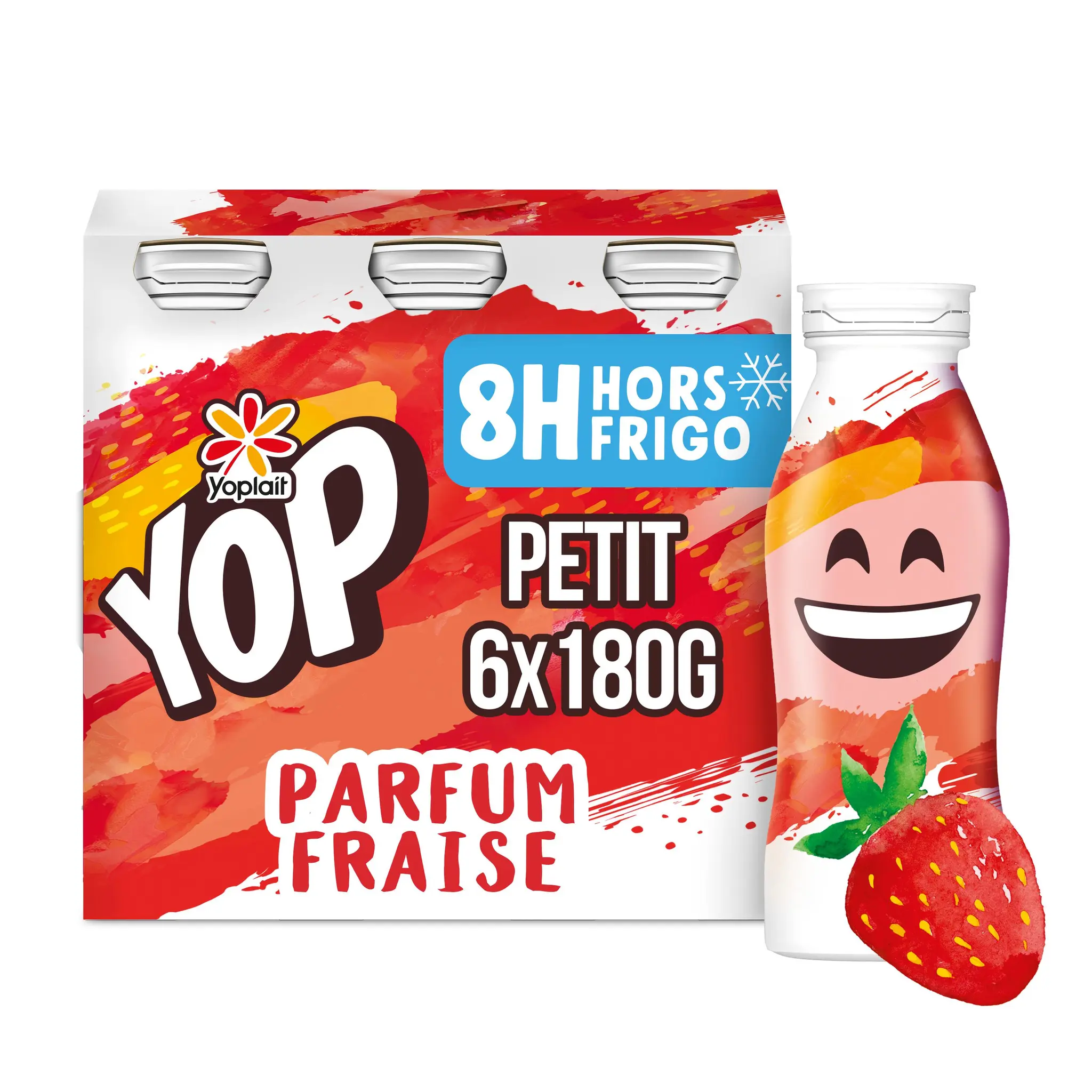 PTIT YOP Yaourt à boire à la fraise