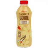 AUCHAN Yaourt à boire saveur vanille