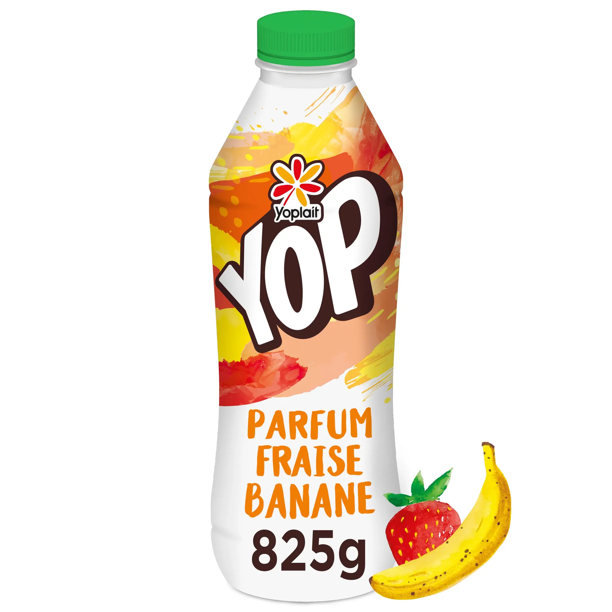 YOP Yaourt à boire à la fraise et à la banane