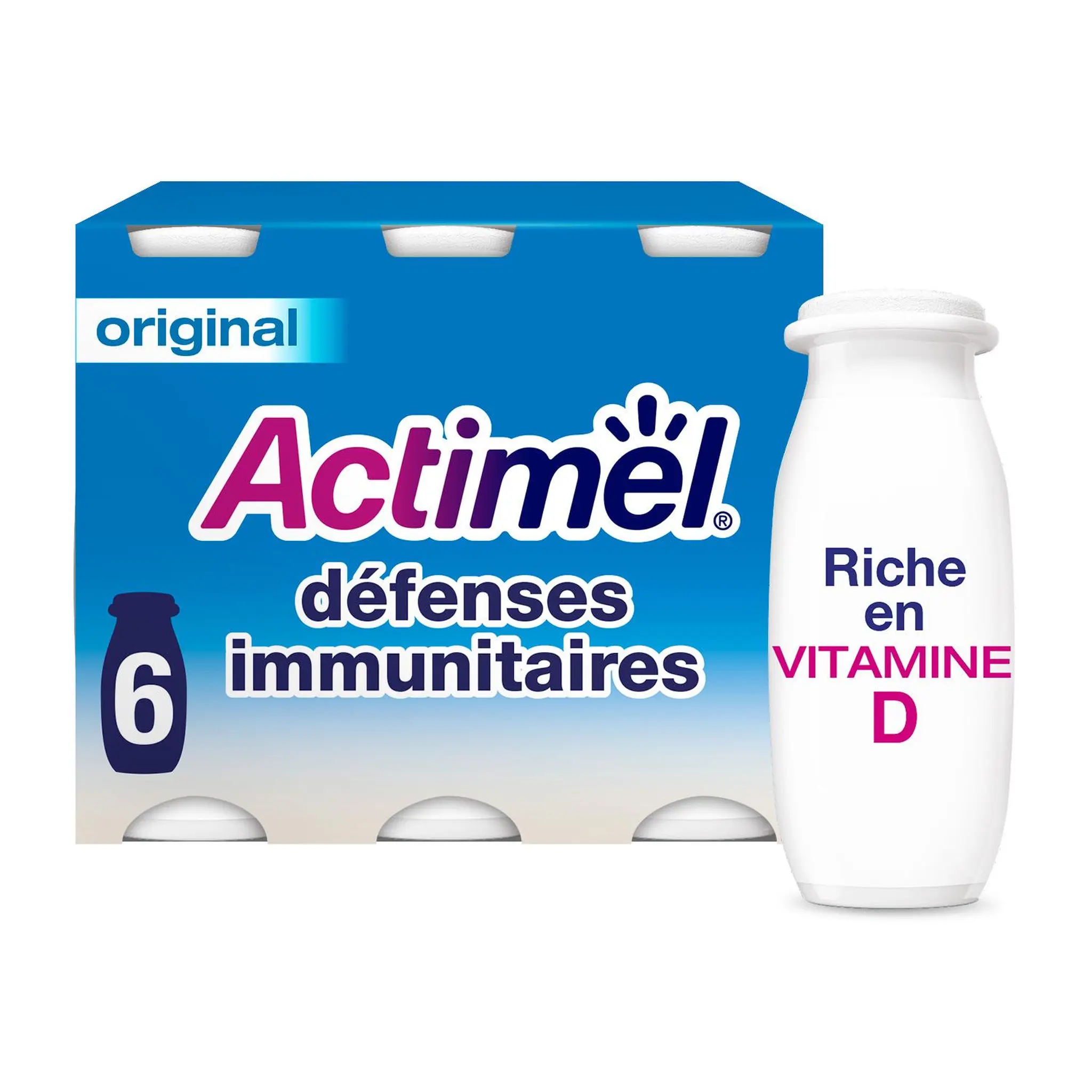 ACTIMEL Yaourt à boire nature