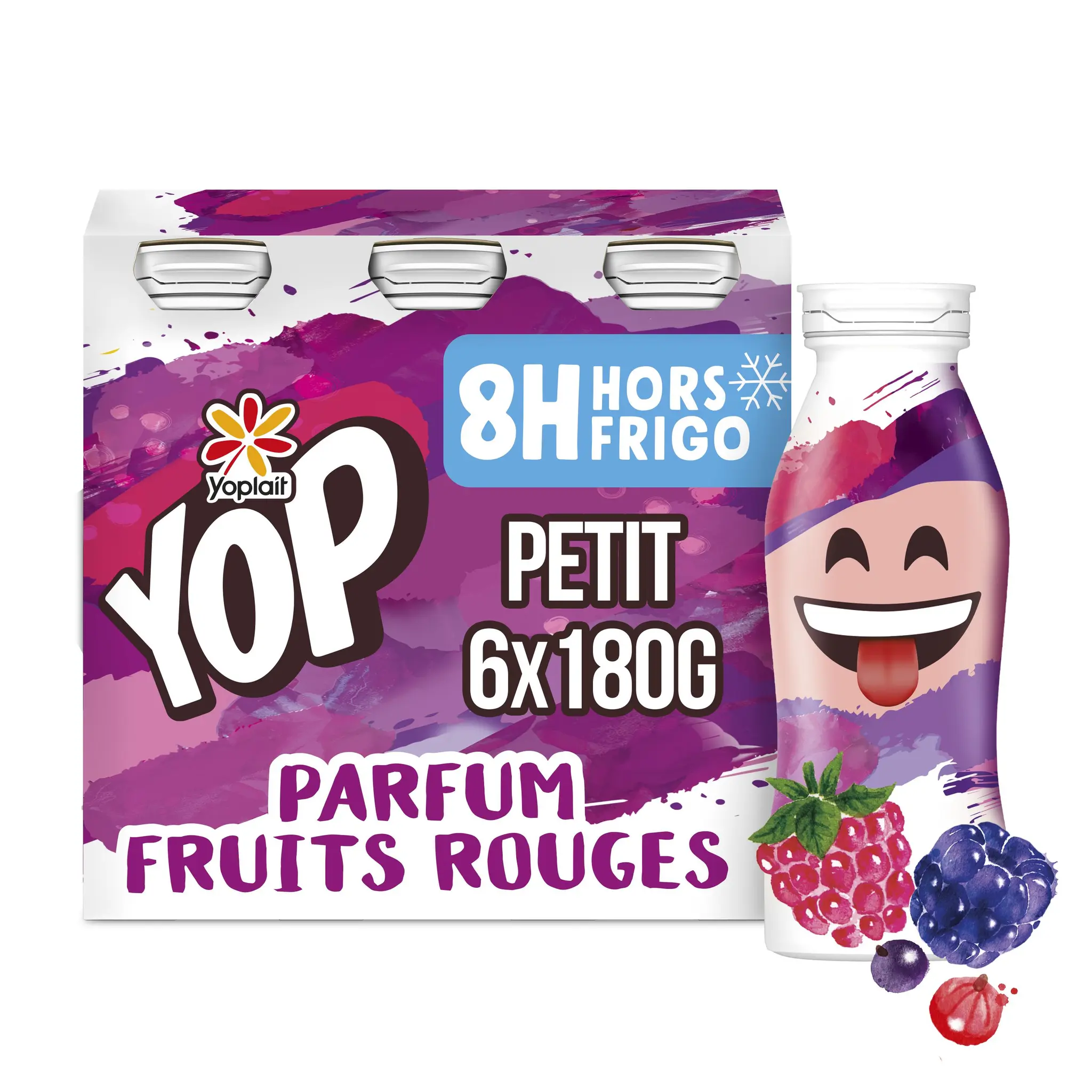 PTIT YOP Yaourt à boire aux fruits rouges