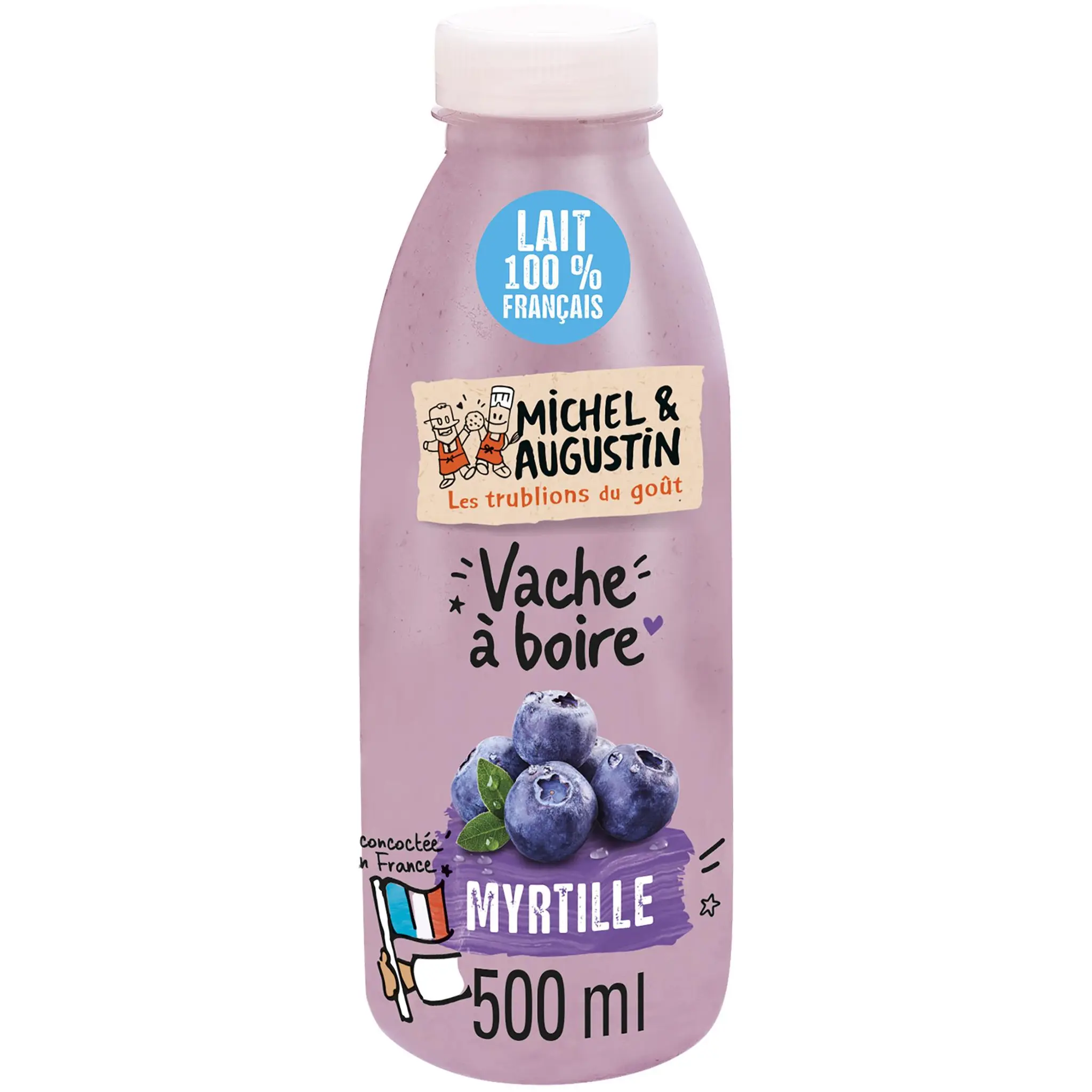 MICHEL ET AUGUSTIN Yaourt à boire à la myrtille sauvage