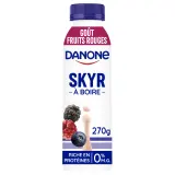 DANONE Skyr à boire aux fruits rouges 0% MG