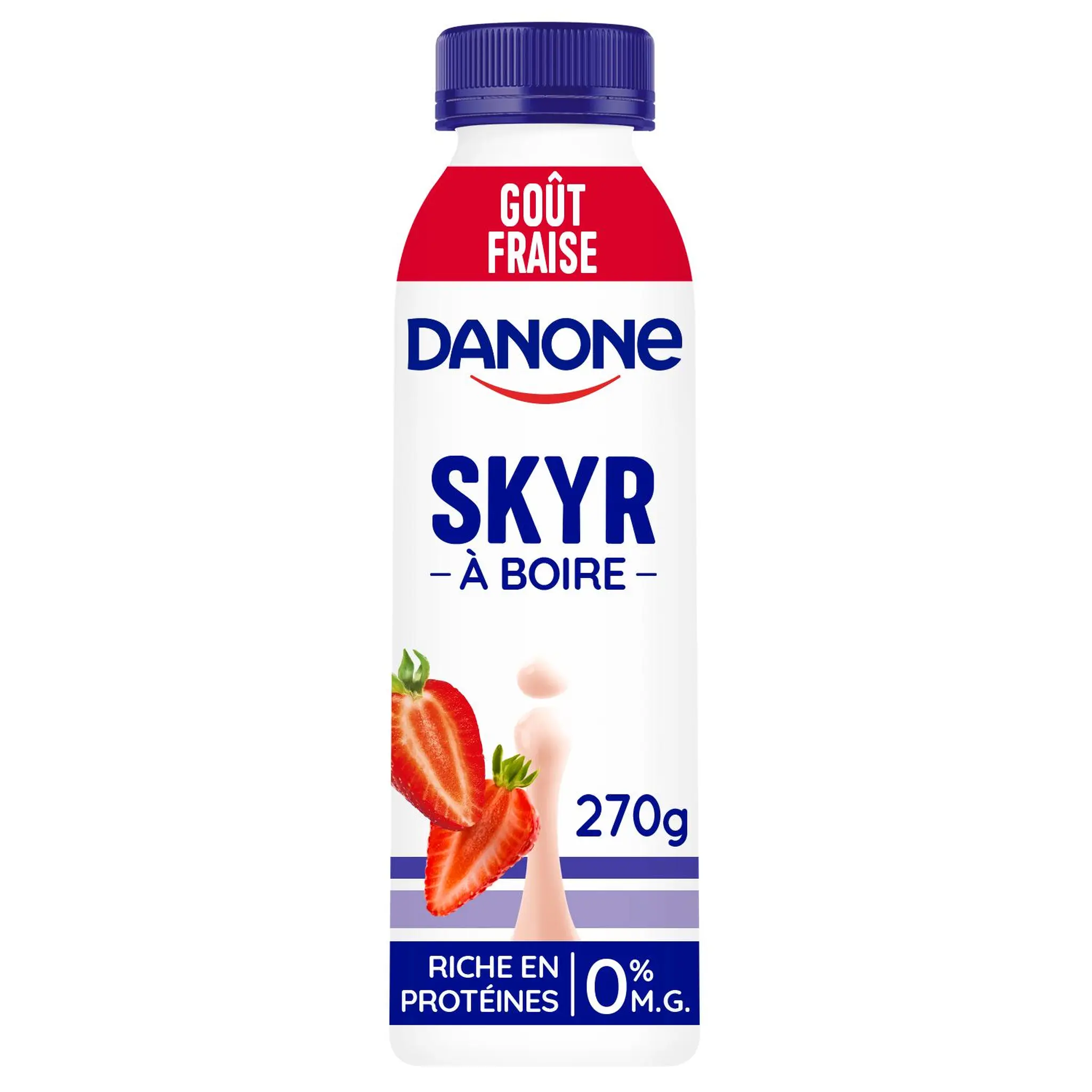 DANONE Skyr à boire fraise 0%MG