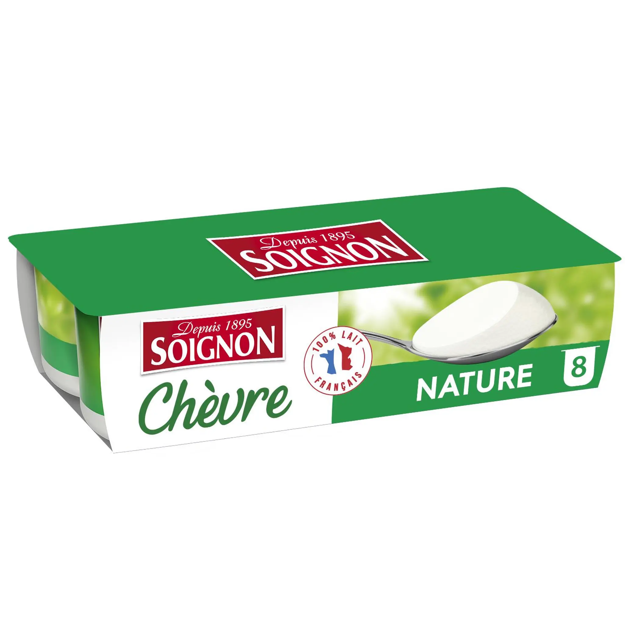 SOIGNON Yaourt nature au lait de chèvre