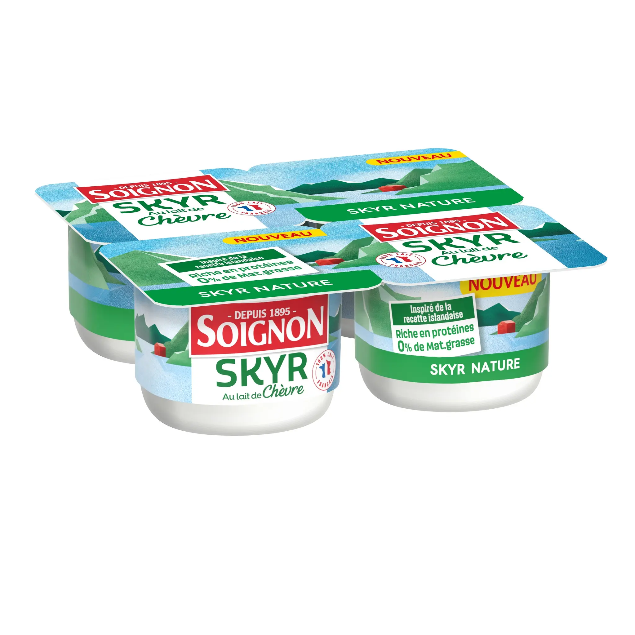 SOIGNON Skyr au lait de chèvre 0%MG