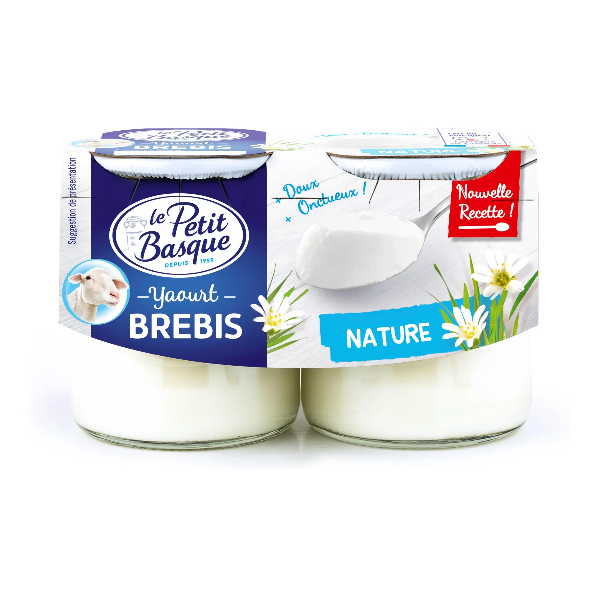 LE PETIT BASQUE Yaourt au lait de brebis nature