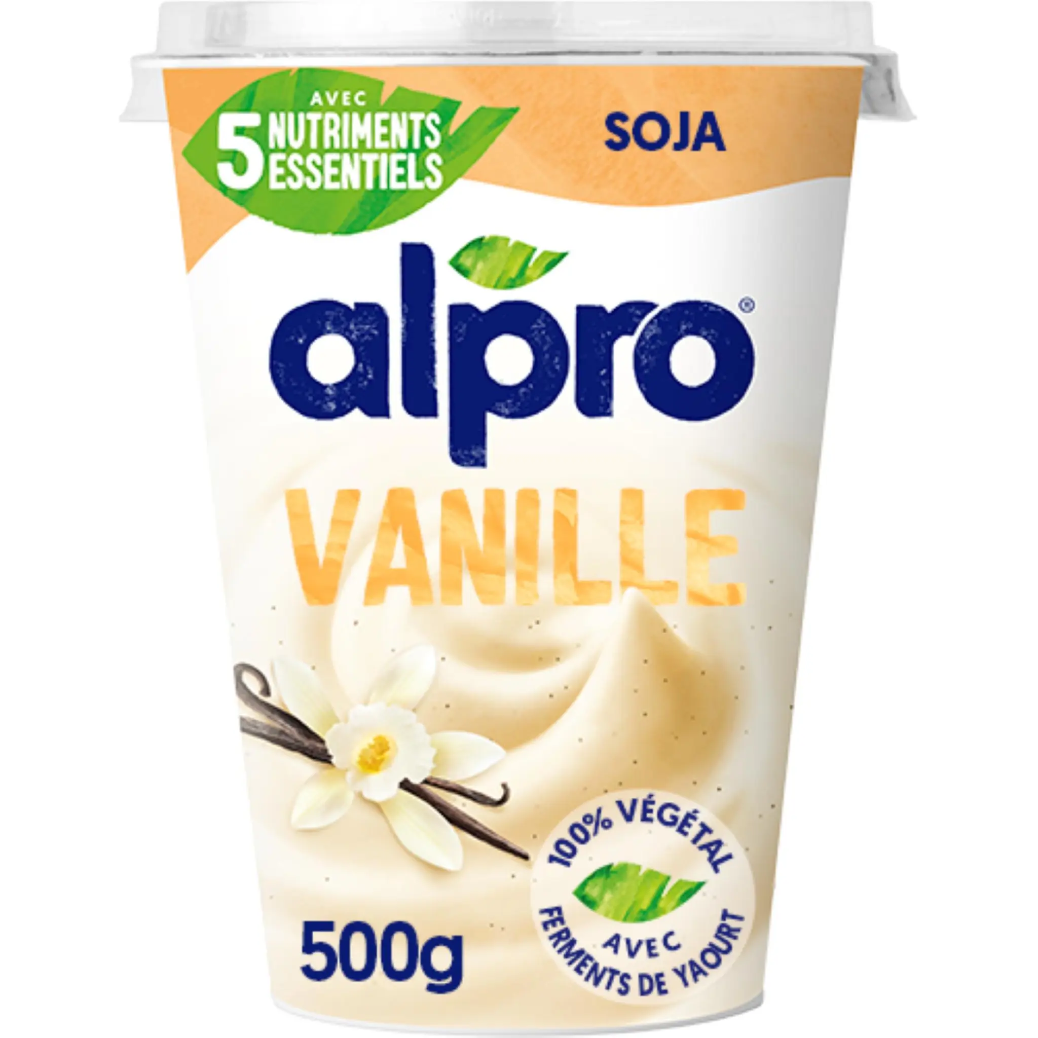 ALPRO Dessert végétal nature au soja & vanille