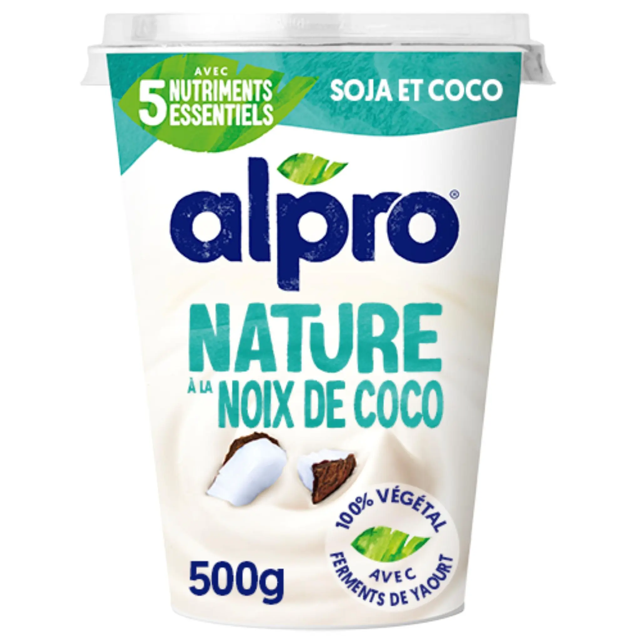 ALPRO Dessert végétal nature au soja et noix de coco
