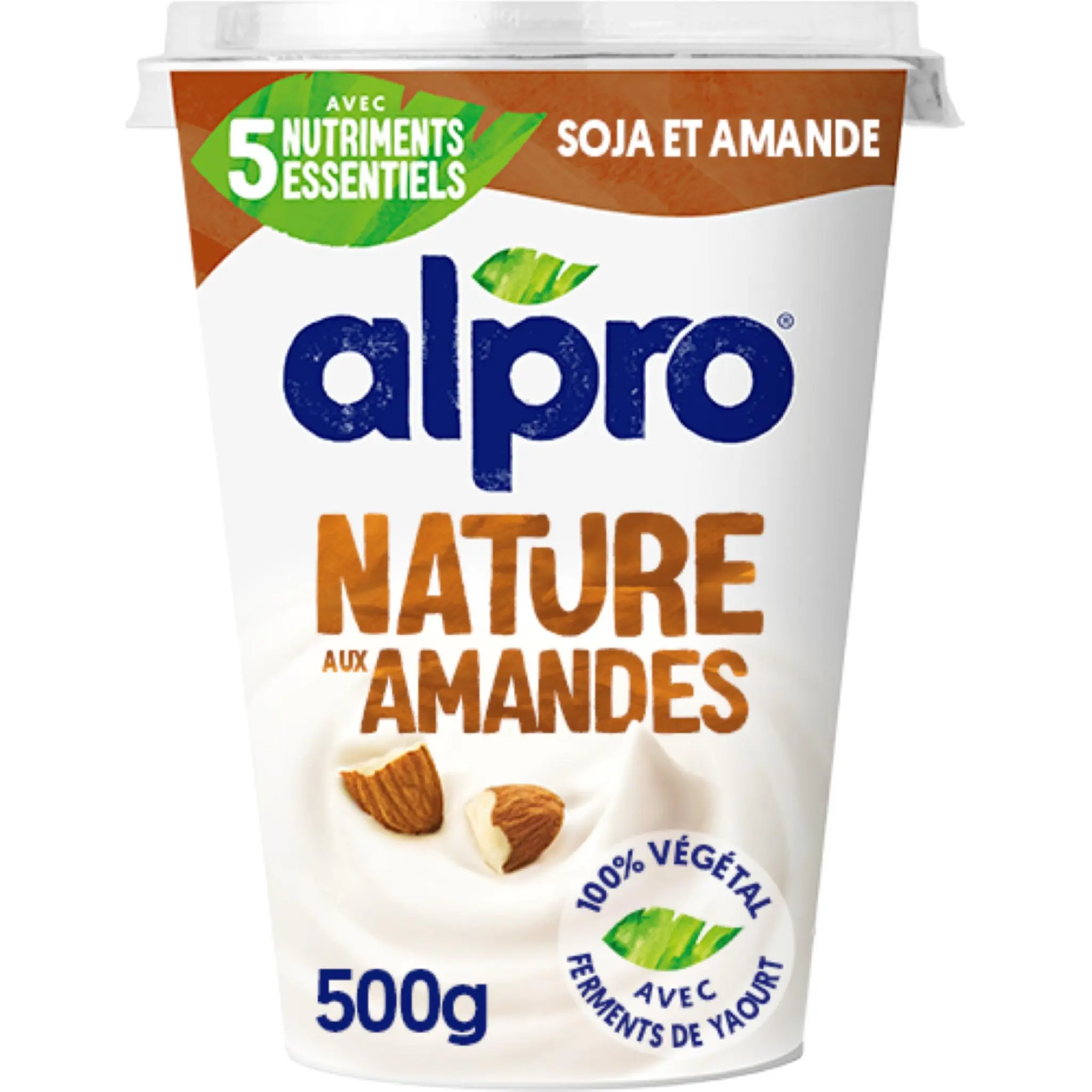 ALPRO Dessert végétal nature au soja & amande