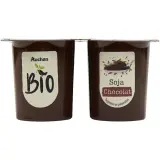 AUCHAN BIO Dessert végétal au soja au chocolat