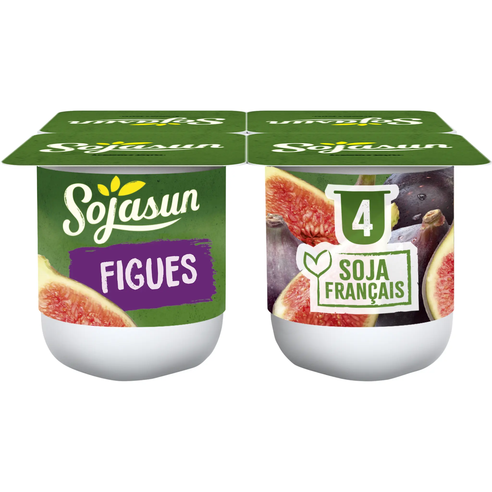 SOJASUN Dessert végétal au soja et figues