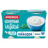 ANDROS Gourmand & Végétal Yaourt à la grecque nature au lait de coco