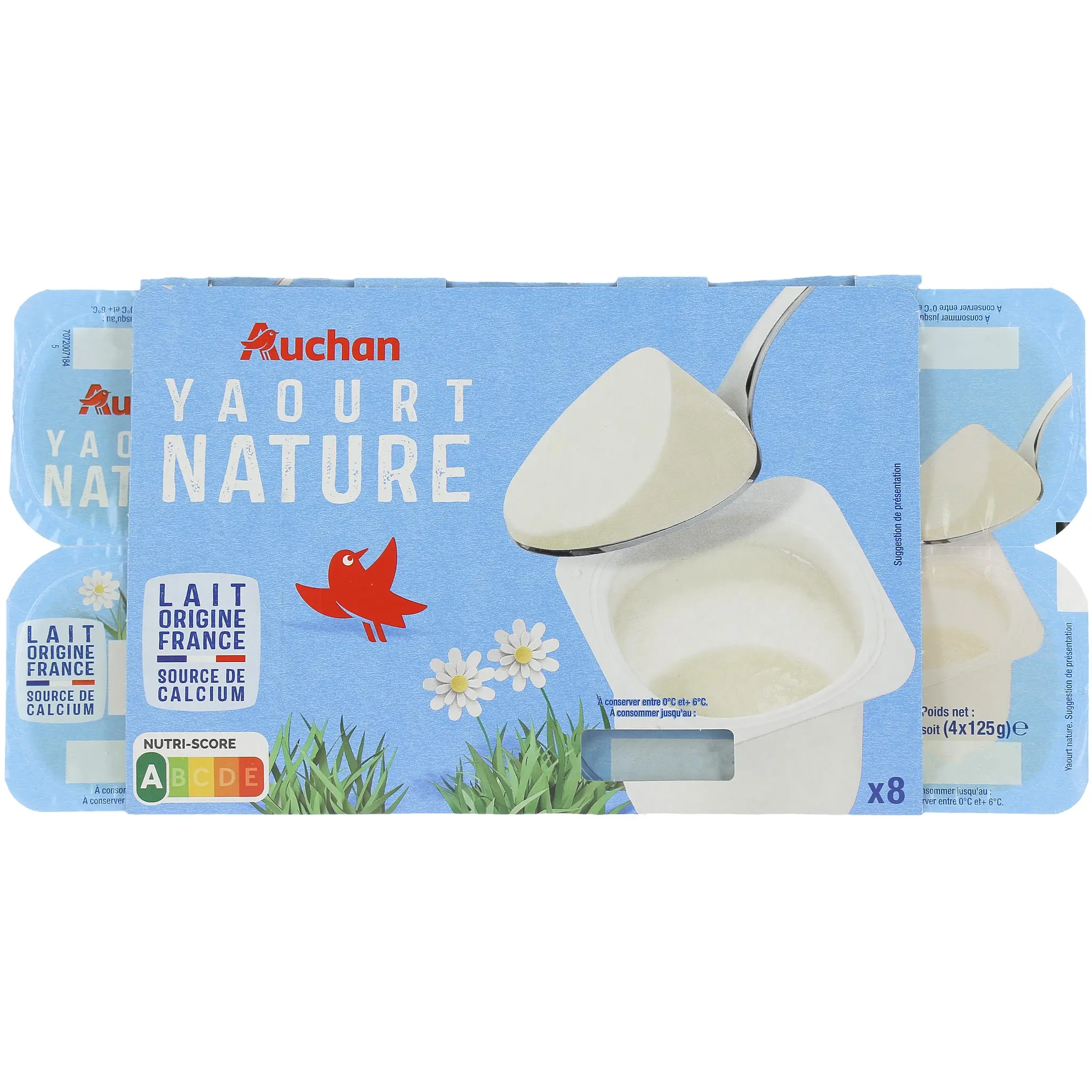 AUCHAN Yaourt nature