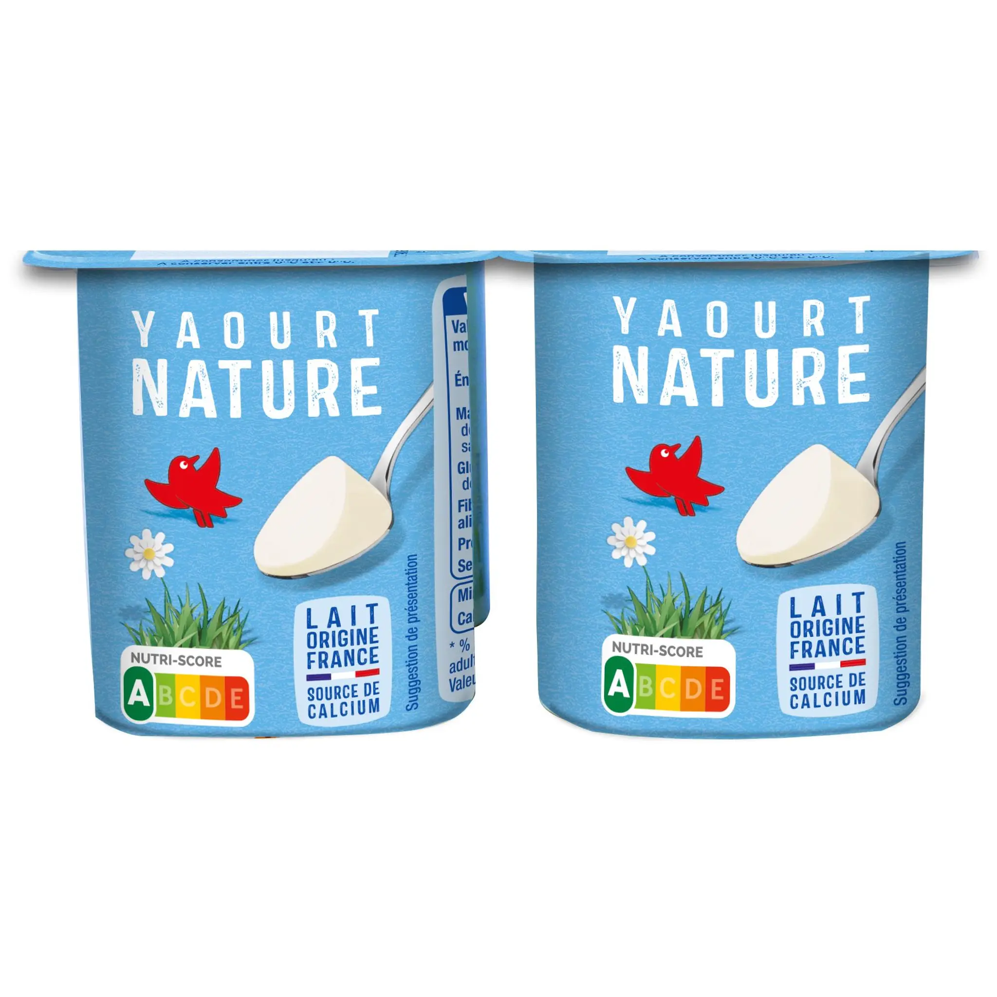 AUCHAN Yaourt nature