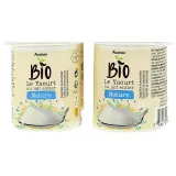 AUCHAN BIO Yaourt au lait entier nature
