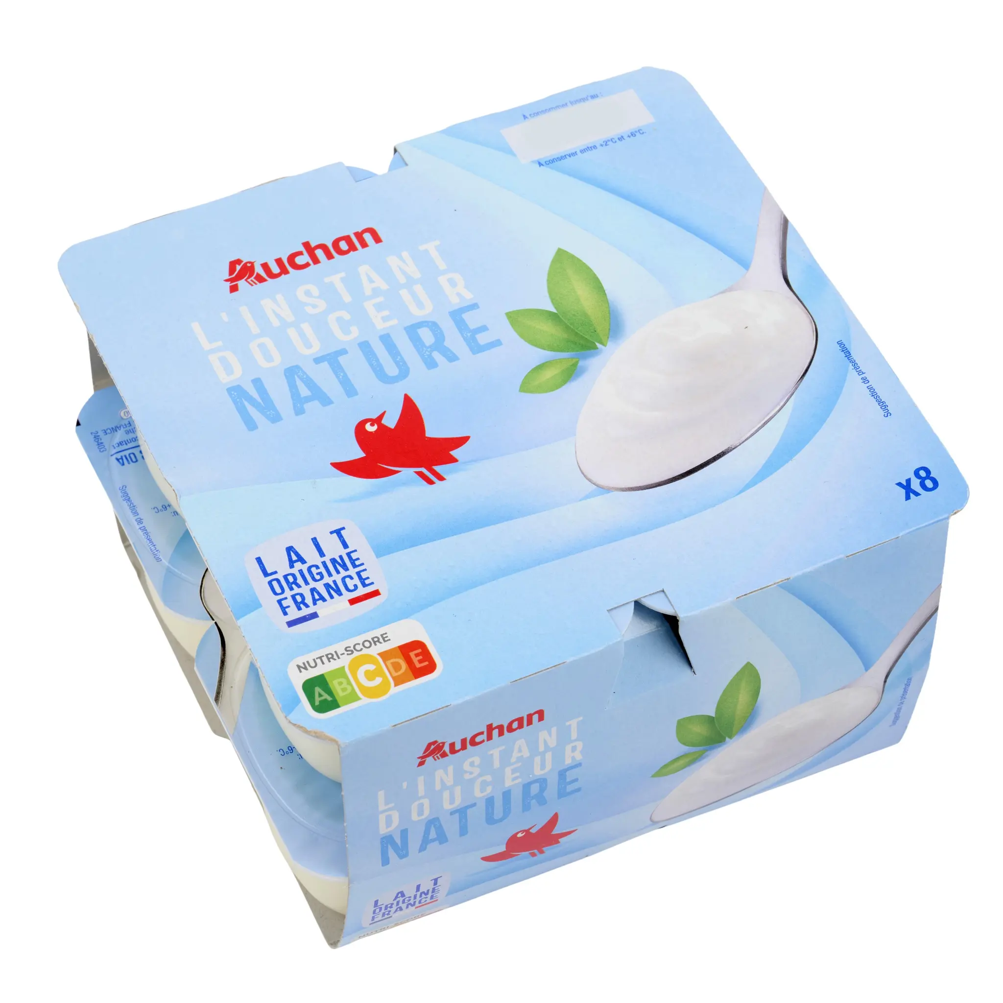 AUCHAN L'instant douceur - Yaourt nature