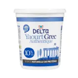 DELTA Yaourt grec authentique égoutté nature 10%MG