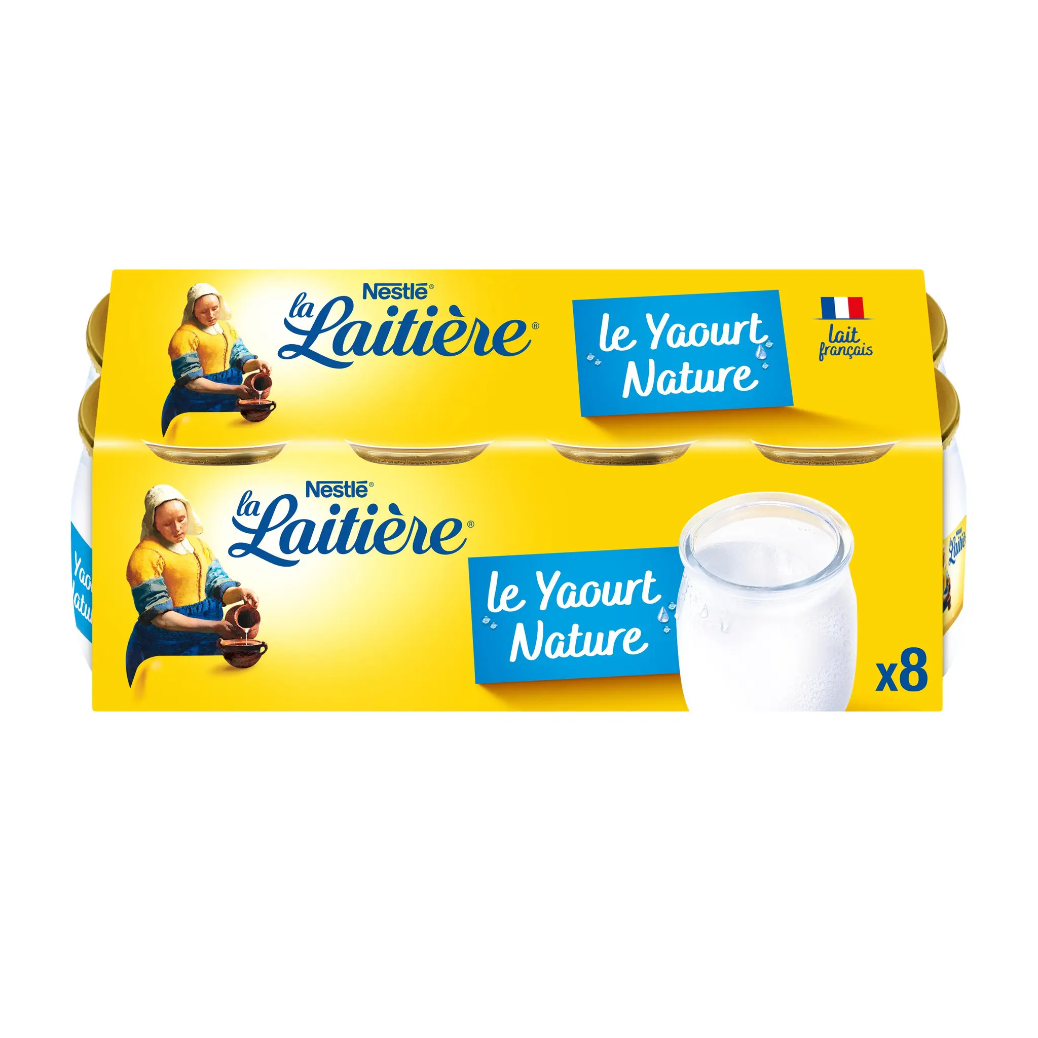 LA LAITIERE Yaourt au lait entier nature