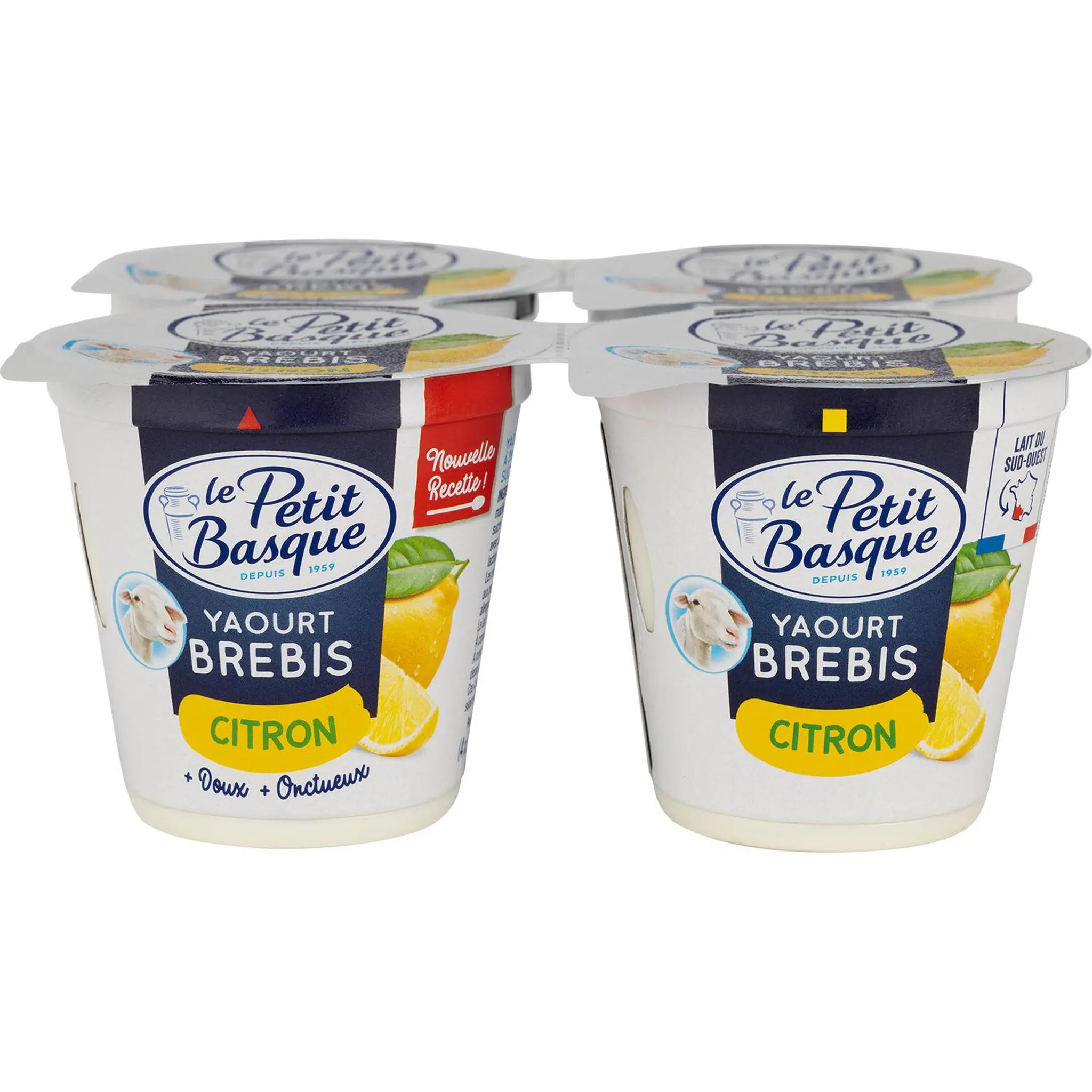 PETIT BASQUE Yaourt de brebis au citron