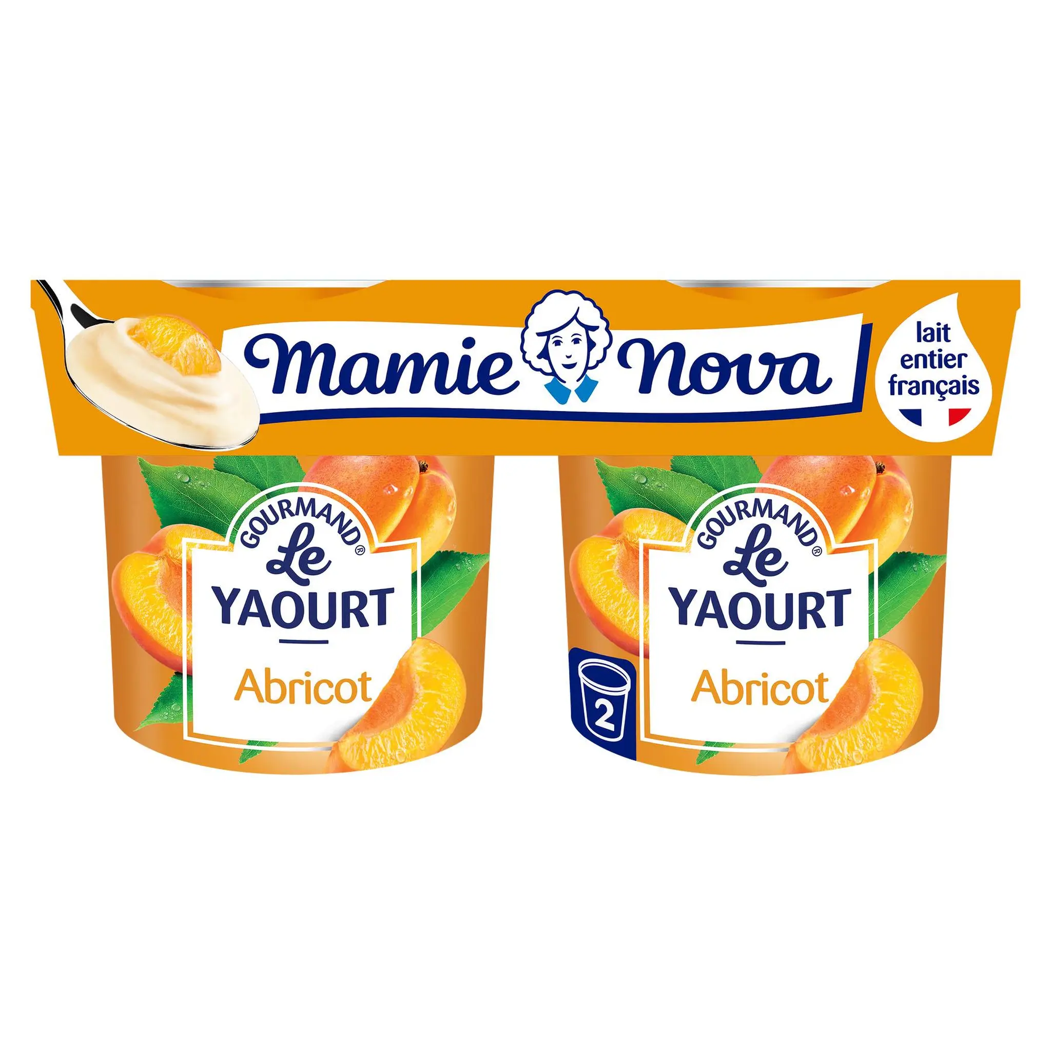MAMIE NOVA Gourmand Le yaourt aromatisé abricot