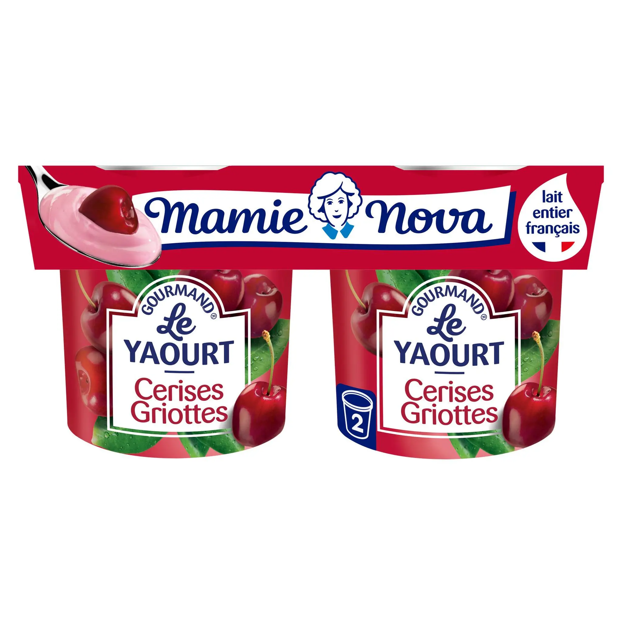 MAMIE NOVA Gourmand Le yaourt aromatisé cerises griottes