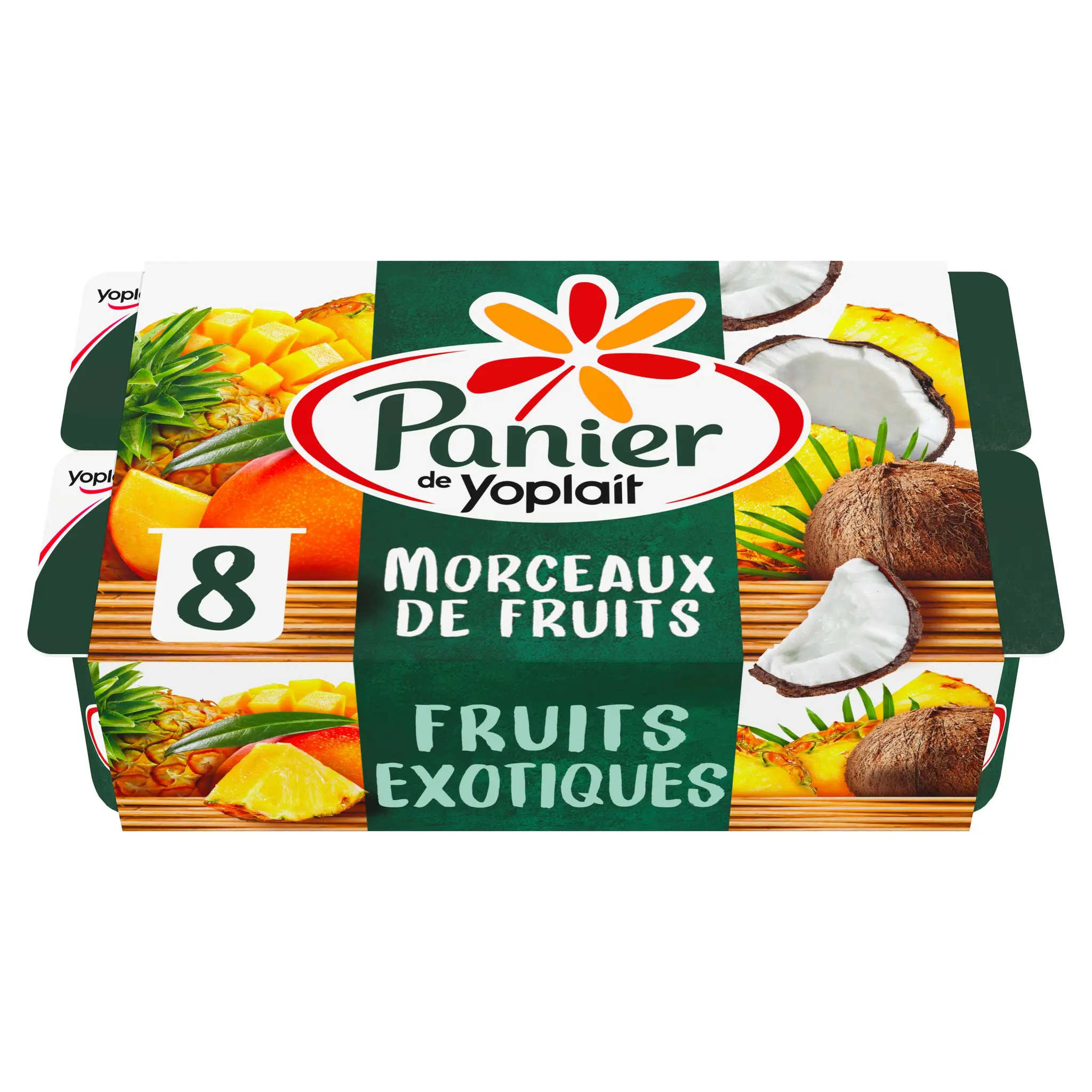 PANIER DE YOPLAIT Yaourt fruits exotiques avec morceaux