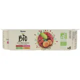 AUCHAN BIO Yaourt aux fruits avec morceaux