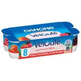 DANONE Velouté Yaourt brassé aux fruits mixés fraise framboise fruits rouges